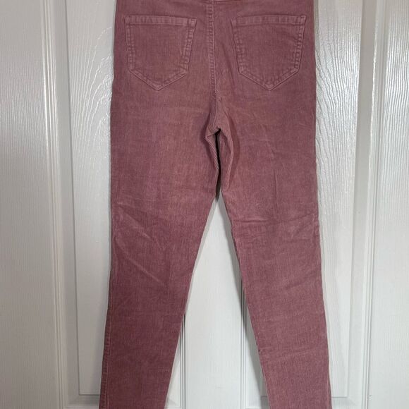 Forever 21 pink corduroy pants stretch size s - Picture 3 of 5